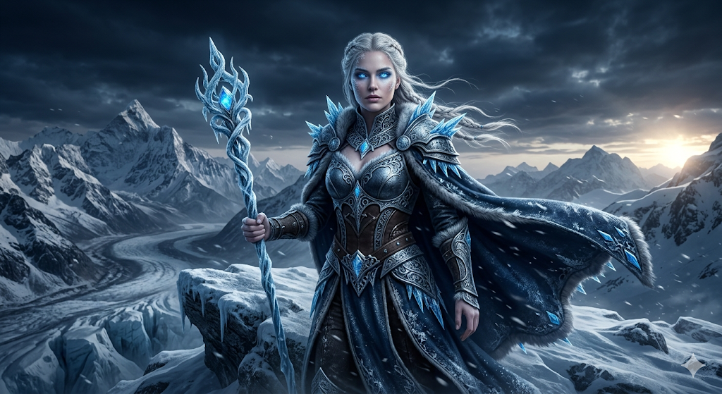 Ice Queen Fantasy Character